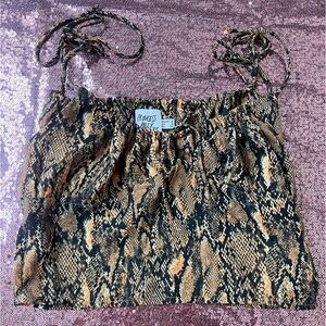 princess polly snake print top!